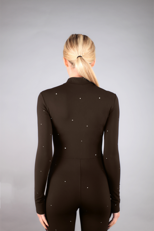 Signature rhinestones cacao